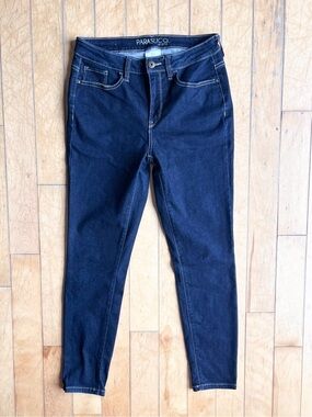 Parasuco Dark Wash Stretch Classic Y2K Style Denim Essential Skinny Jeans Size 8